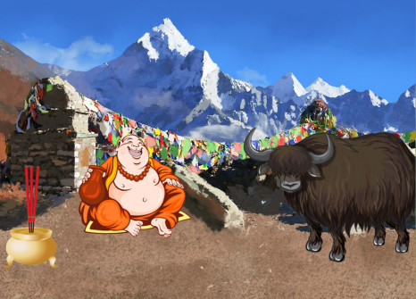 Entflieht mit euren Gefährten nach Nepal!